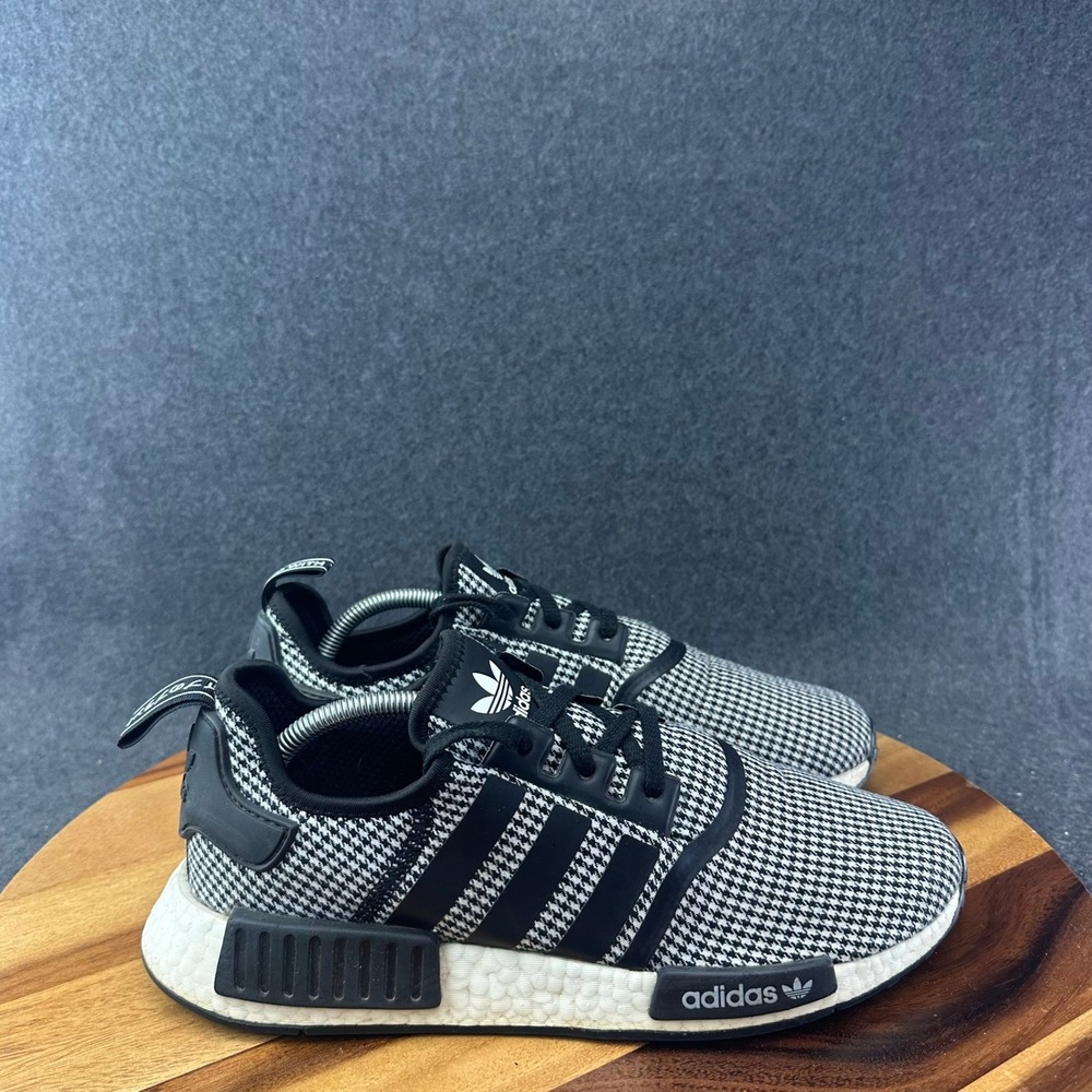 Adidas Mens Originals NMD R1 FV5438 Black Houndstooth Shoes Size 11 FV5438